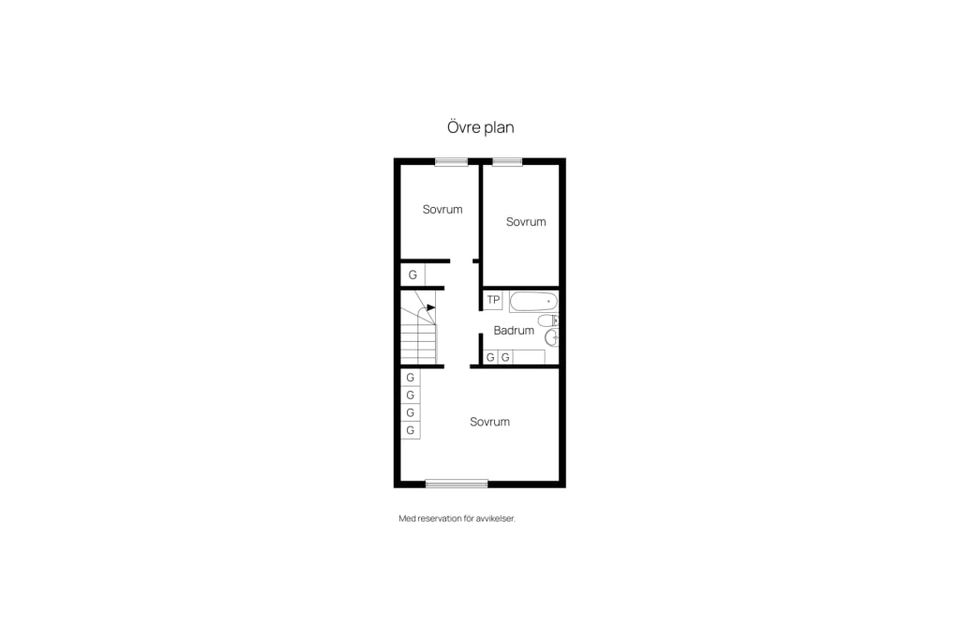 Radhus, Krokdalsvägen 42, Bollebygd