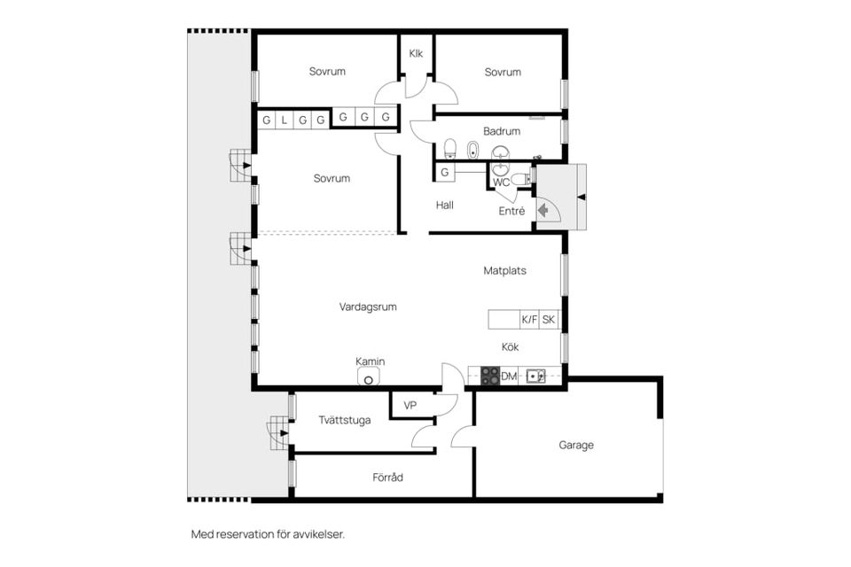 Radhus, Bonnagårdsvägen 23, Söndrum, Halmstad