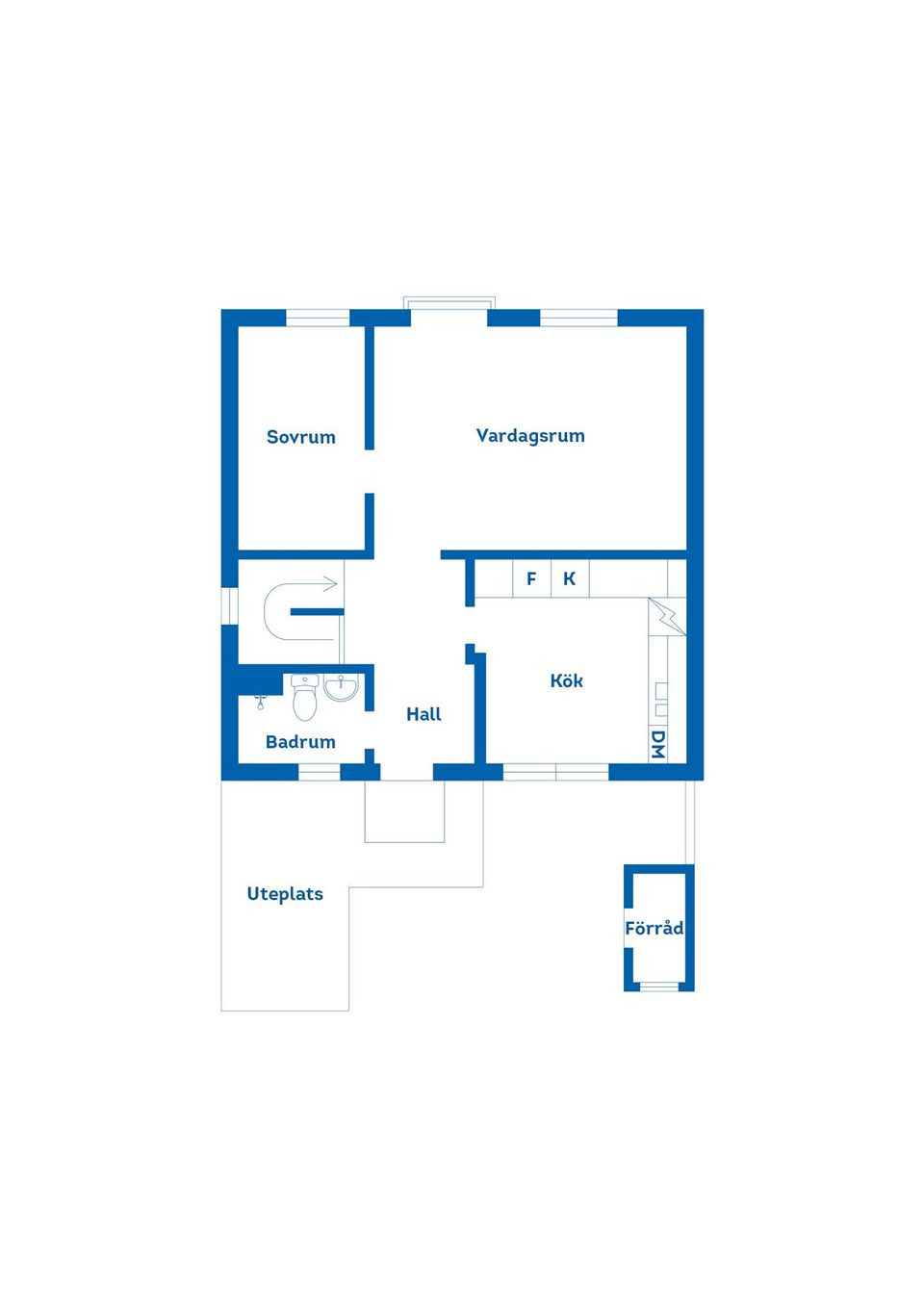 Bostadsrätt, Silverstigen 25A, Galgberget, Falun