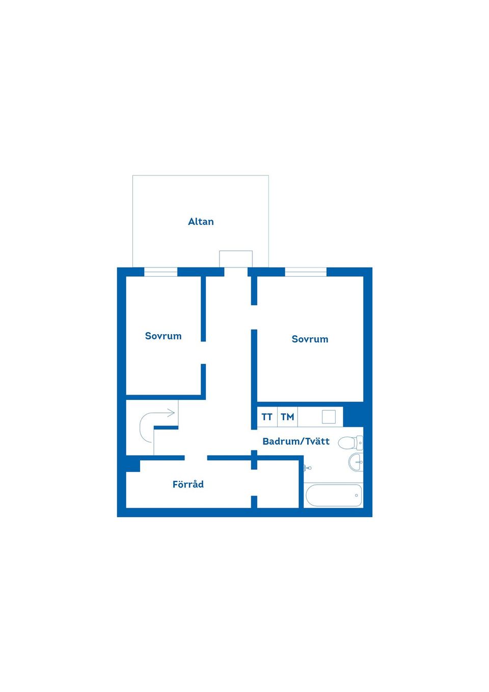 Bostadsrätt, Silverstigen 25A, Galgberget, Falun