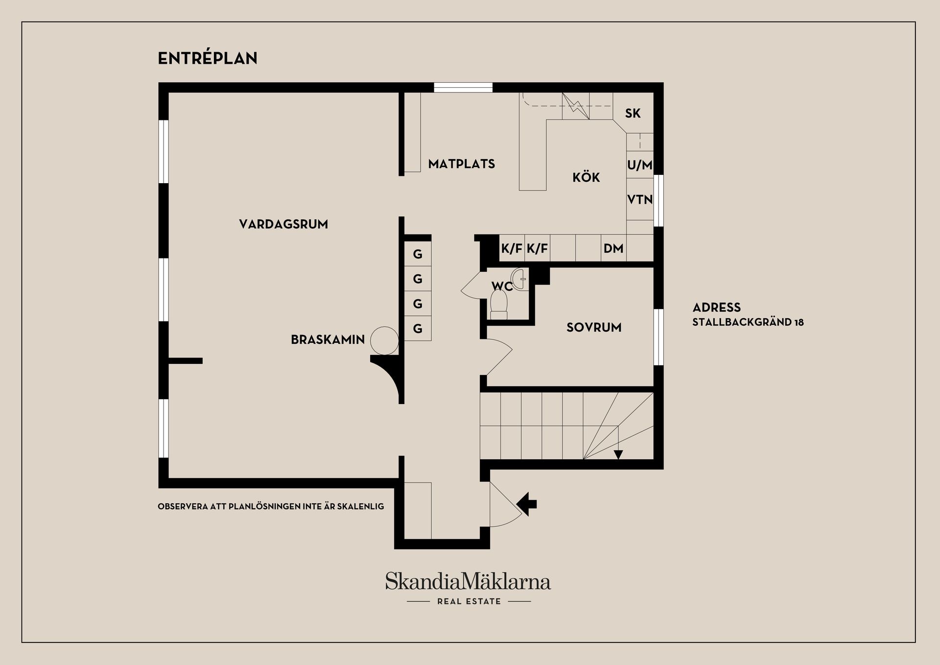 Bostadsrätt, Stallbacksgränd 18, Centralt Väster, Nyköping
