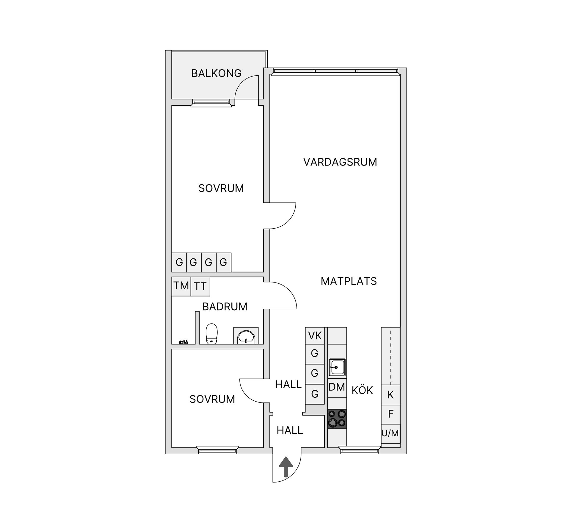 Bostadsrätt, Odenskogsvägen 86, Odensala, Östersund