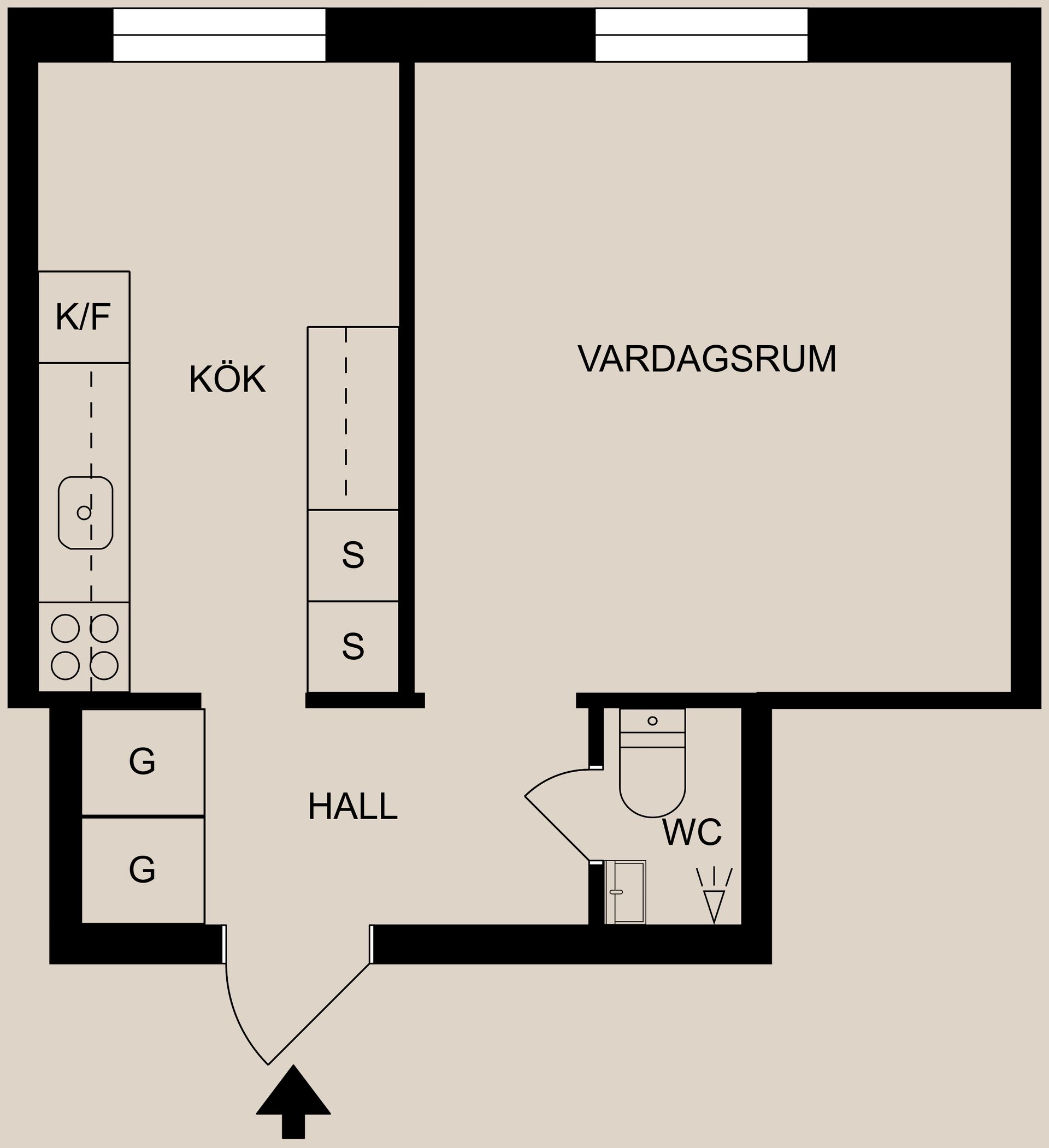 Bostadsrätt, Apelgatan 28A, Haga, Norrköping