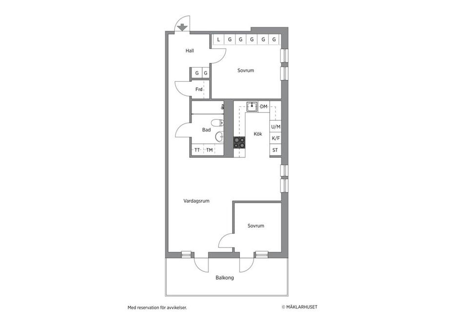 Bostadsrätt, Beckomberga Skogsväg 6, Beckomberga, Stockholm
