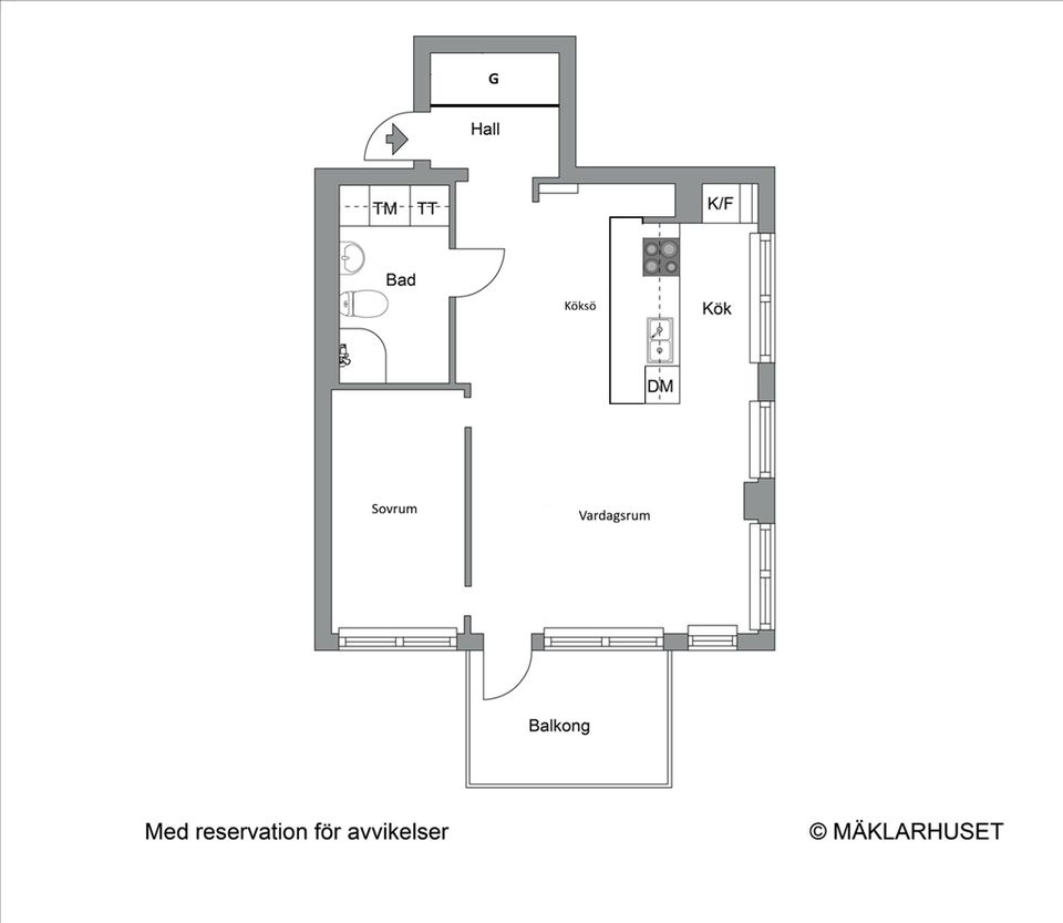 Bostadsrätt, Karlsbodavägen 44, Mariehäll, Stockholm