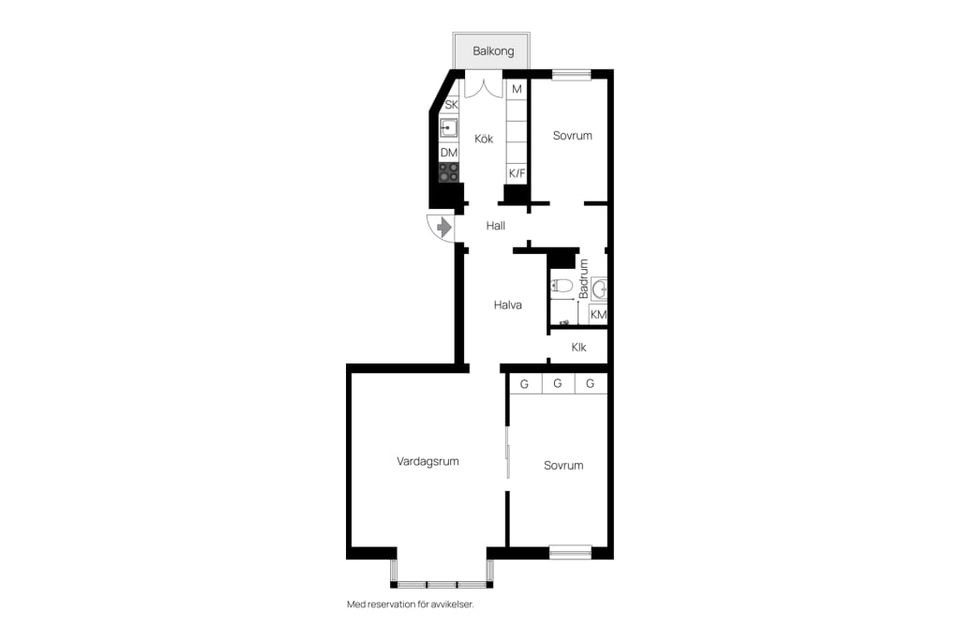 Bostadsrätt, Regementsgatan 9B, Ribersborg - Slottsstaden, Malmö