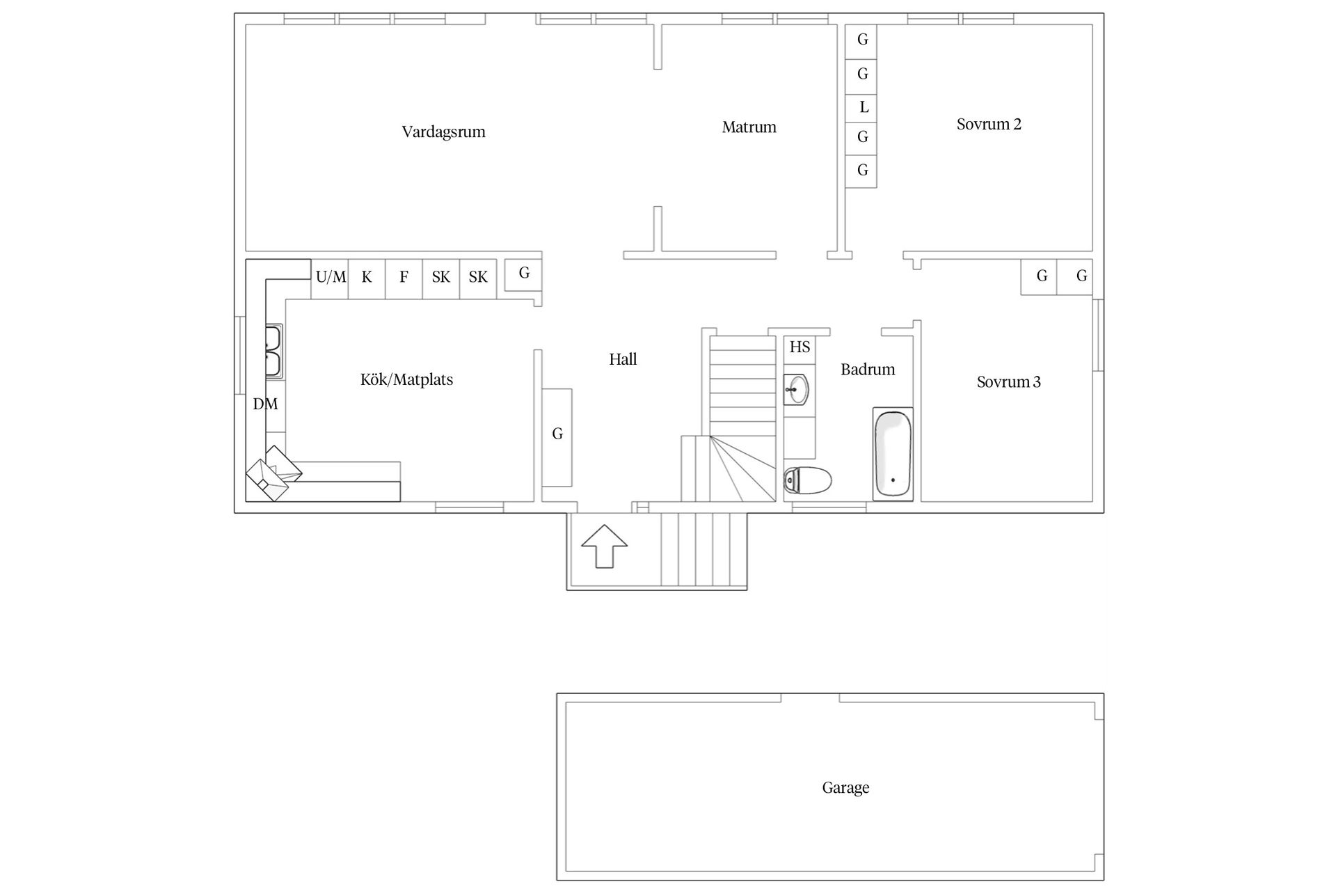 Villa, Klockspelsvägen 8, Orkesterbyn, Staffanstorp