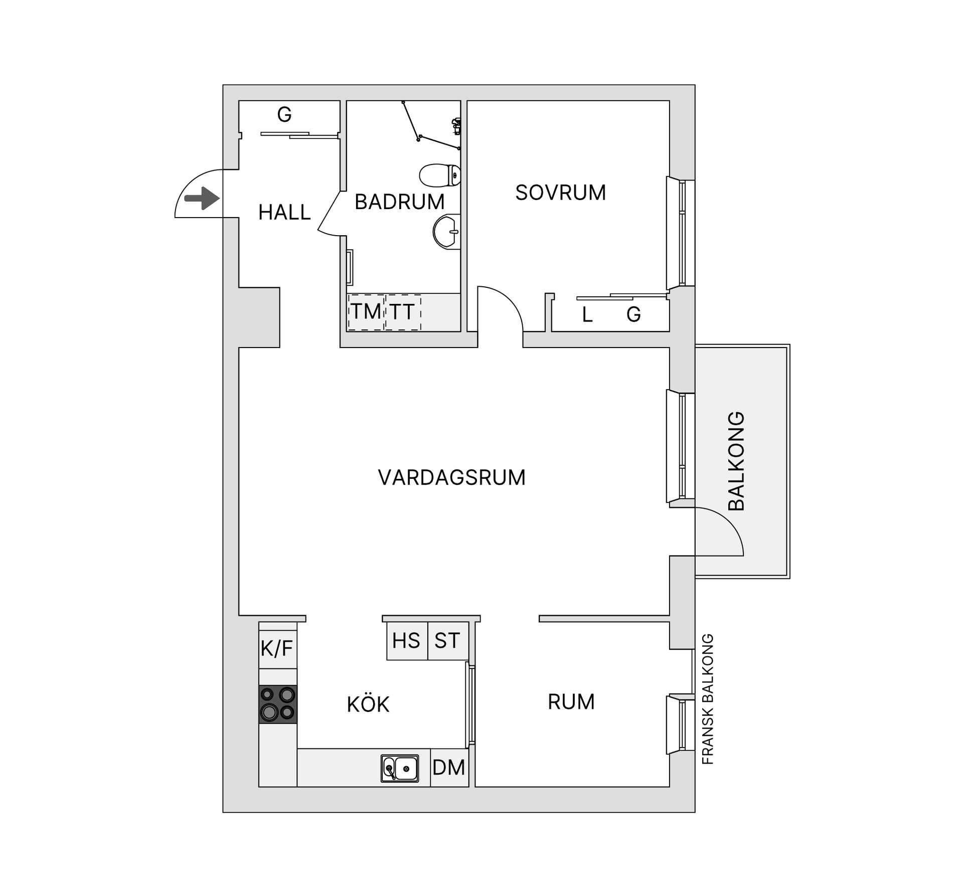 Bostadsrätt, Kedjebacken 4A, Gustavsberg Kedjebacken, Värmdö