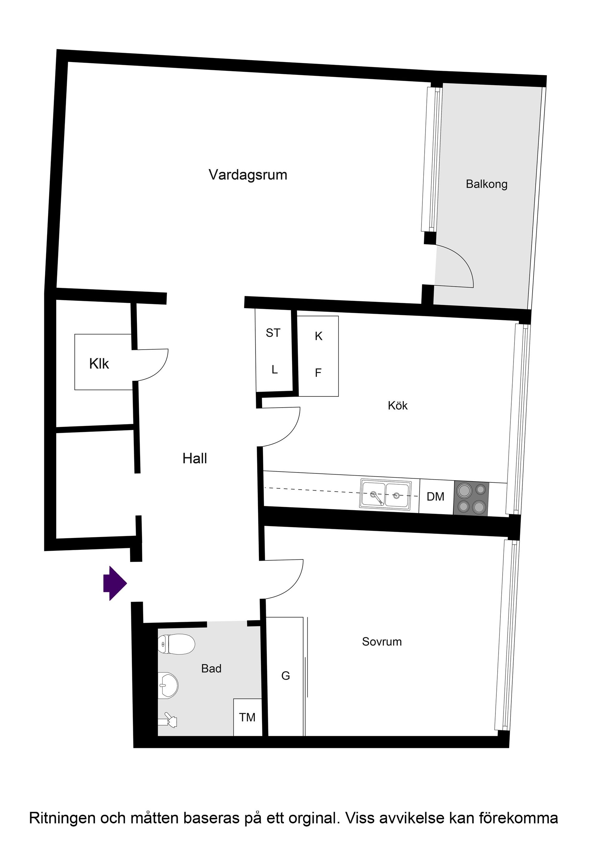 Bostadsrätt, Kometvägen 23, högst upp, Grindtorp, Täby