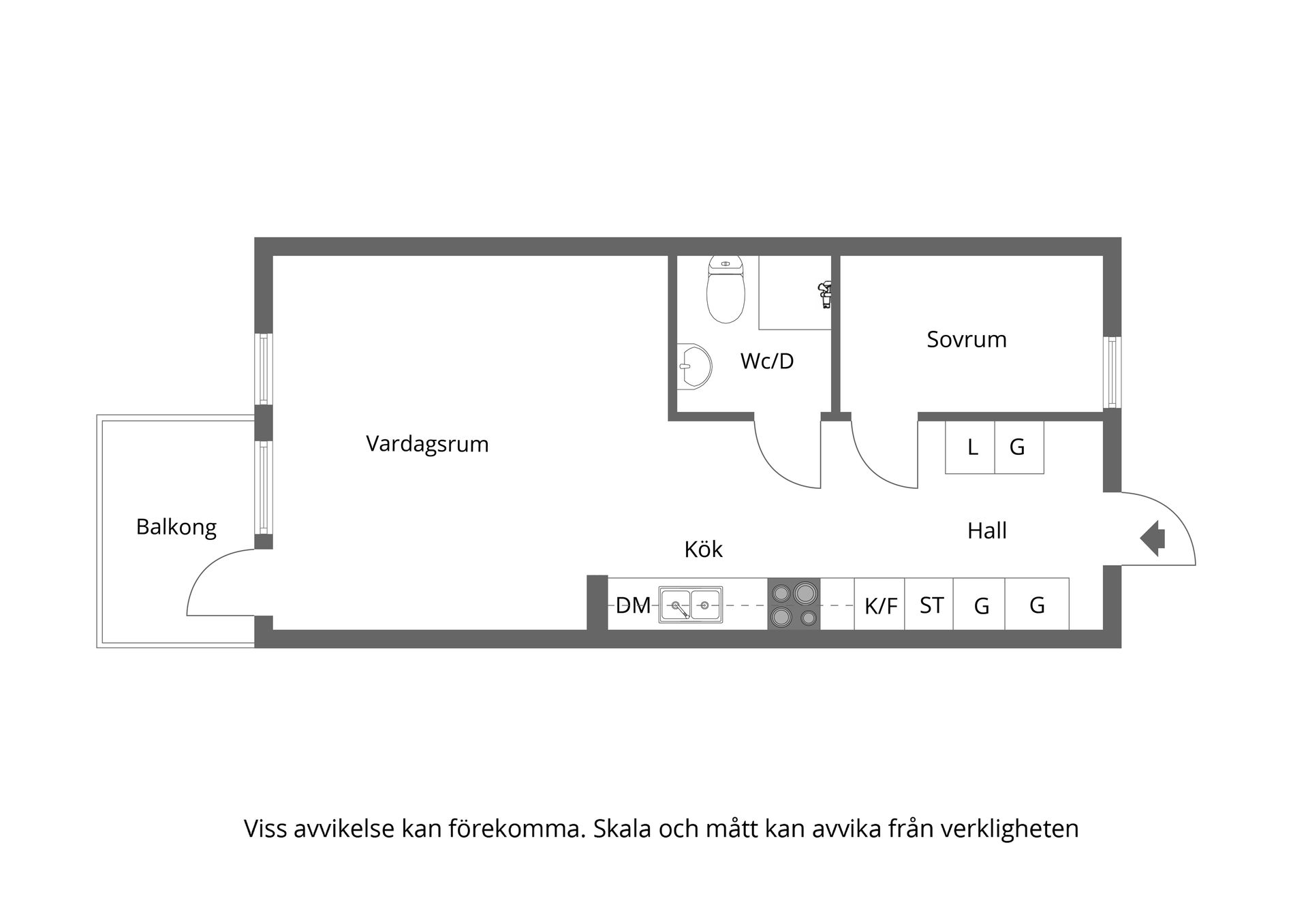Bostadsrätt, Kryddgårdsgatan 23, Centrum, Enköping