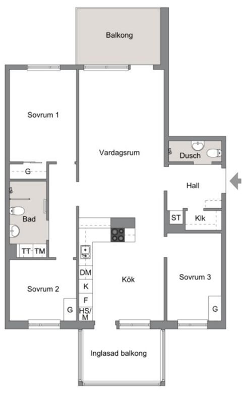 Bostadsrätt, Fridensborgsvägen 34, Järvastaden, Solna