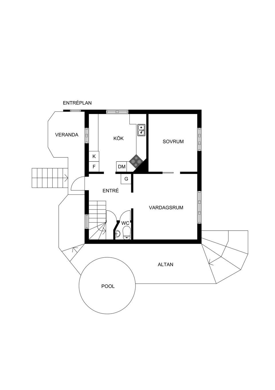 Villa, Bryggaregatan 4, Lilla Edet Centrum, Lilla Edet