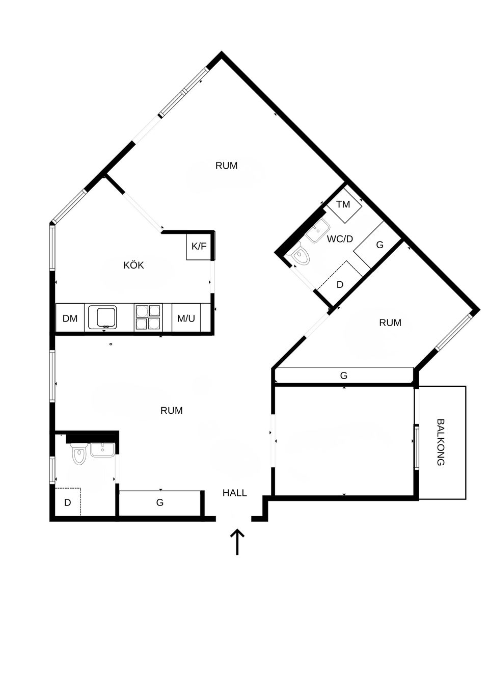 Bostadsrätt, Katrinebergsbacken 22, Liljeholmen, Stockholm