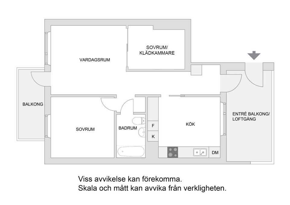 Bostadsrätt, Ballonggatan 3, Skarpnäck, Stockholm