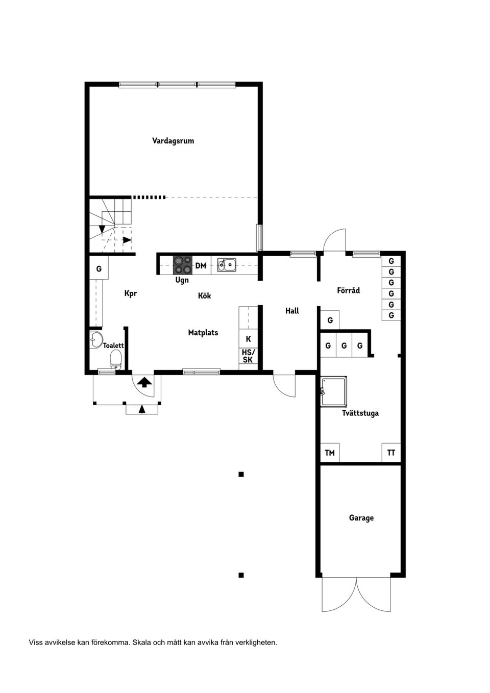 Radhus, Orrgränd 9, Hertsön, Luleå
