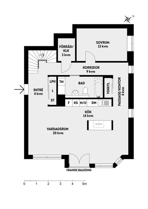 Bostadsrätt, Stora Marknadsvägen 11, Täby Centrum, Täby