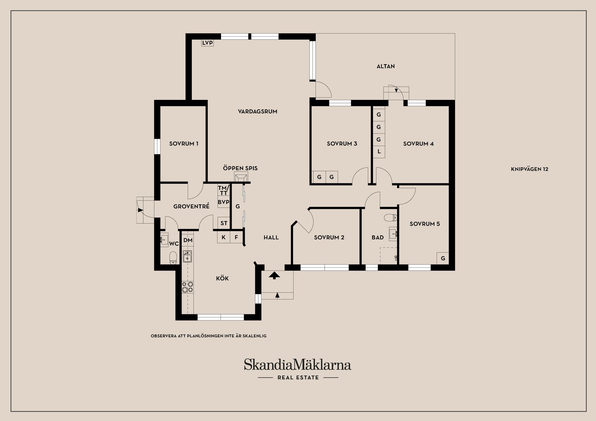 Villa, Knipvägen 12, Karlstad