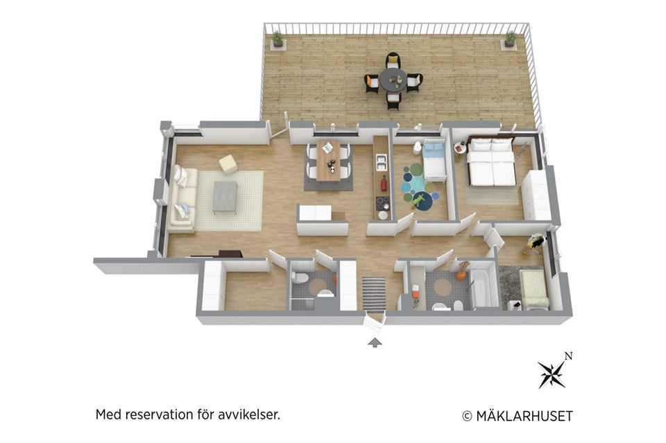 Bostadsrätt, Stora Kvinns Väg 4, 1 tr, Långbro Park, Stockholm