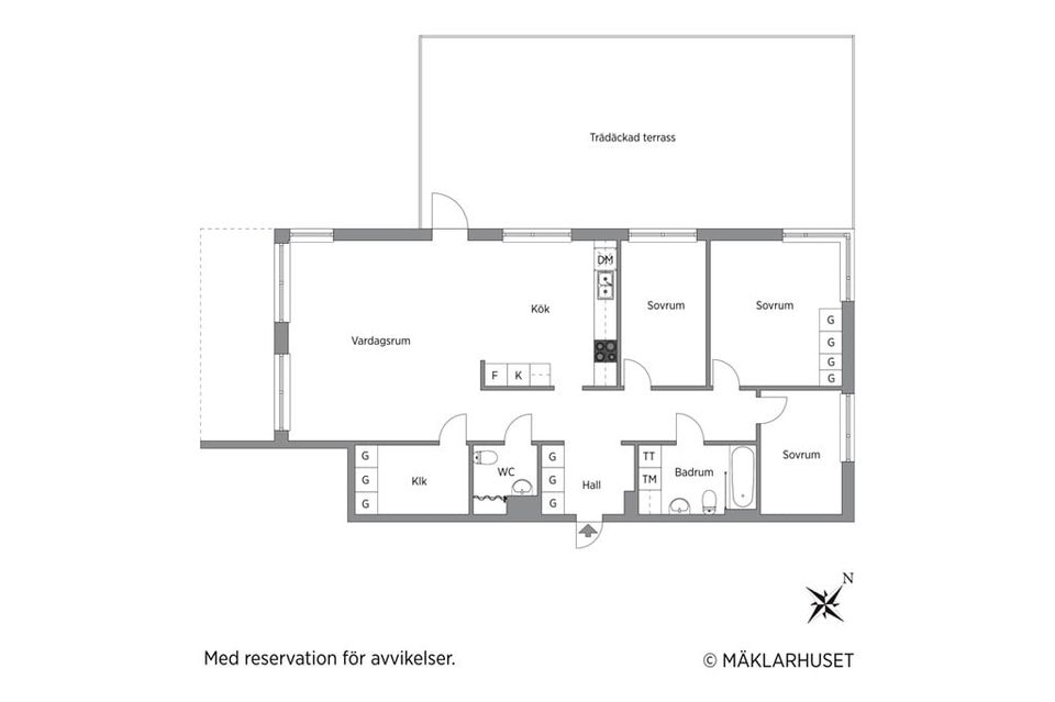 Bostadsrätt, Stora Kvinns Väg 4, 1 tr, Långbro Park, Stockholm