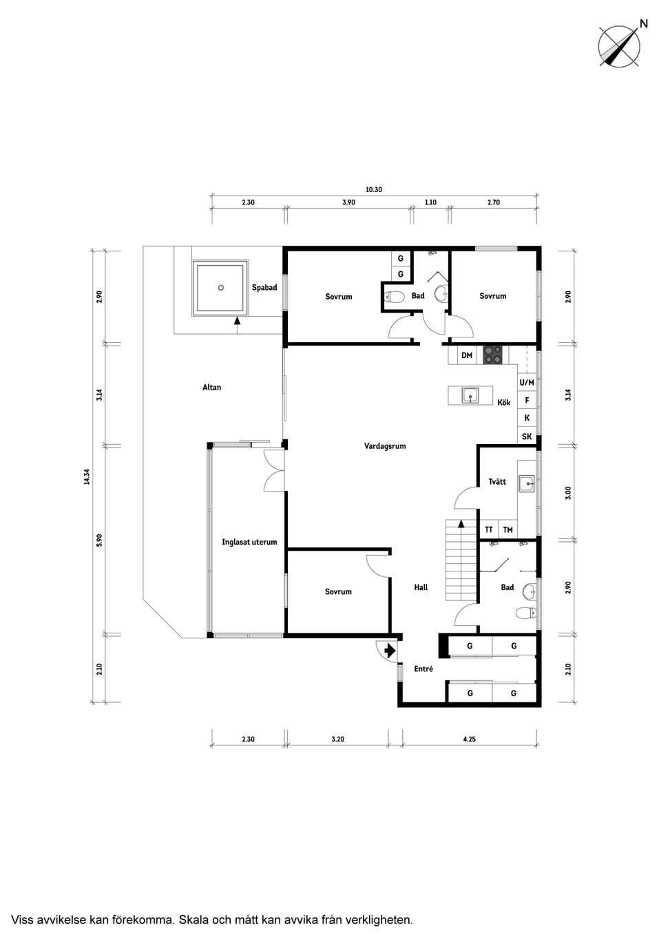 Radhus, Hallstenshagen 52, Önnered, Göteborg