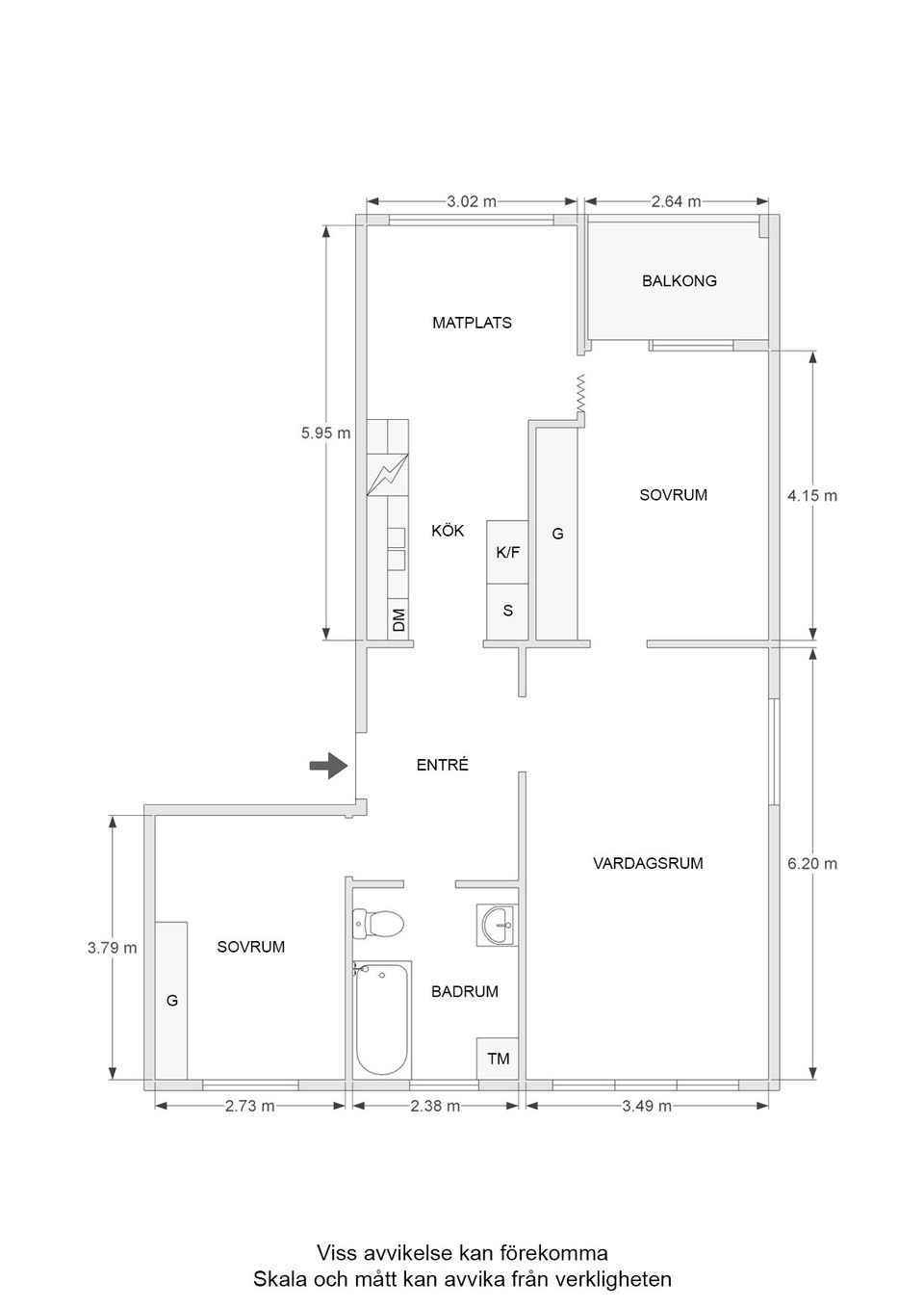 Bostadsrätt, Ekholmsvägen 40A, Ekholmen, Linköping
