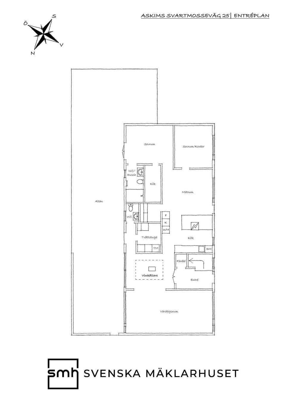 Villa, Askims svartmosseväg 25, Askim, Göteborg