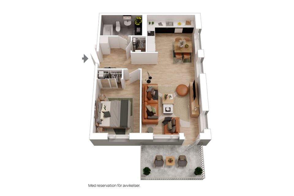 Bostadsrätt, Lertagsgatan 60, Väster, Örebro