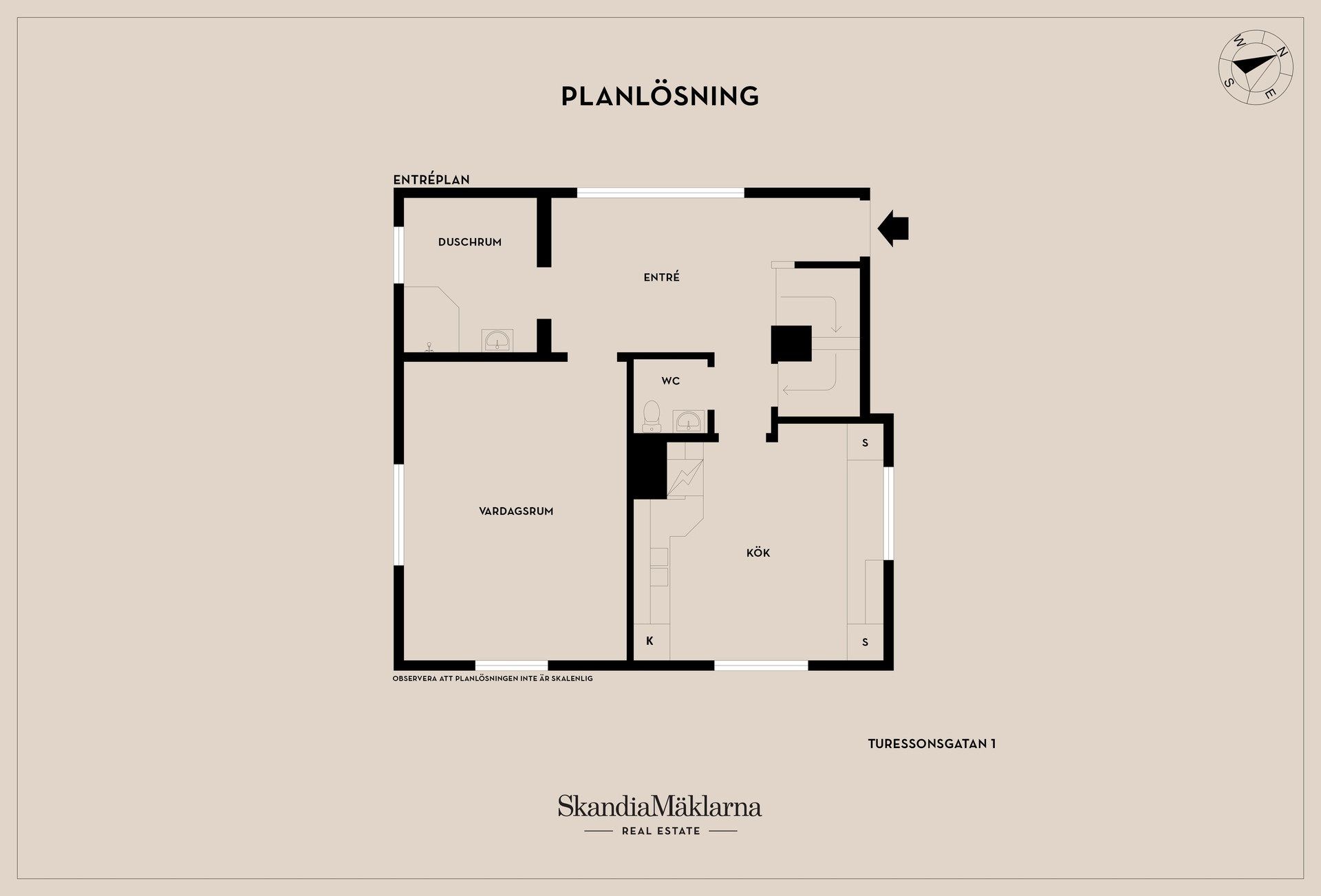 Villa, Turessonsgatan 1, Borenshult, Motala