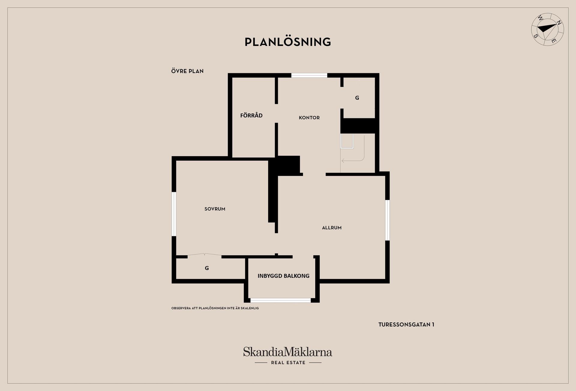 Villa, Turessonsgatan 1, Borenshult, Motala