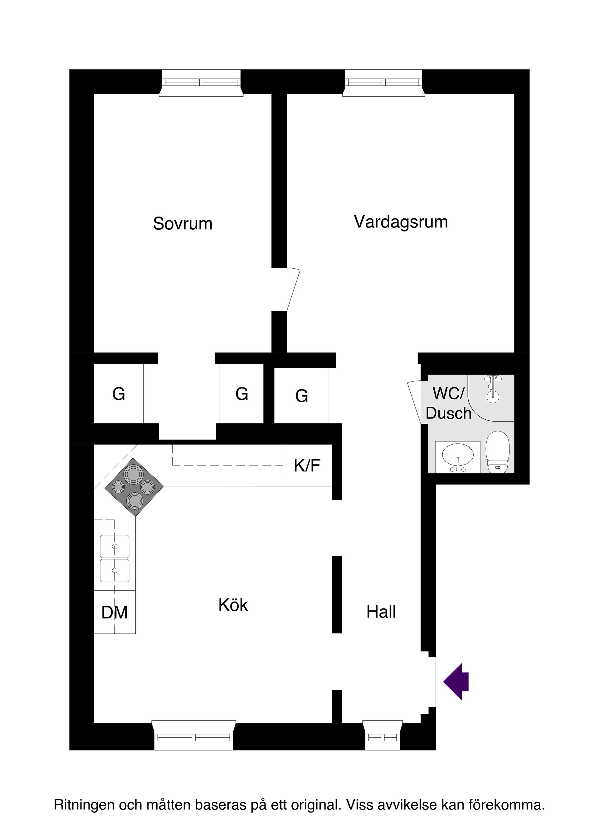 Bostadsrätt, Salagatan 39B, Fålhagen, Uppsala