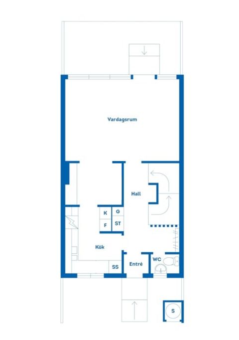 Radhus, Vikavägen 134B, Vika, Falun
