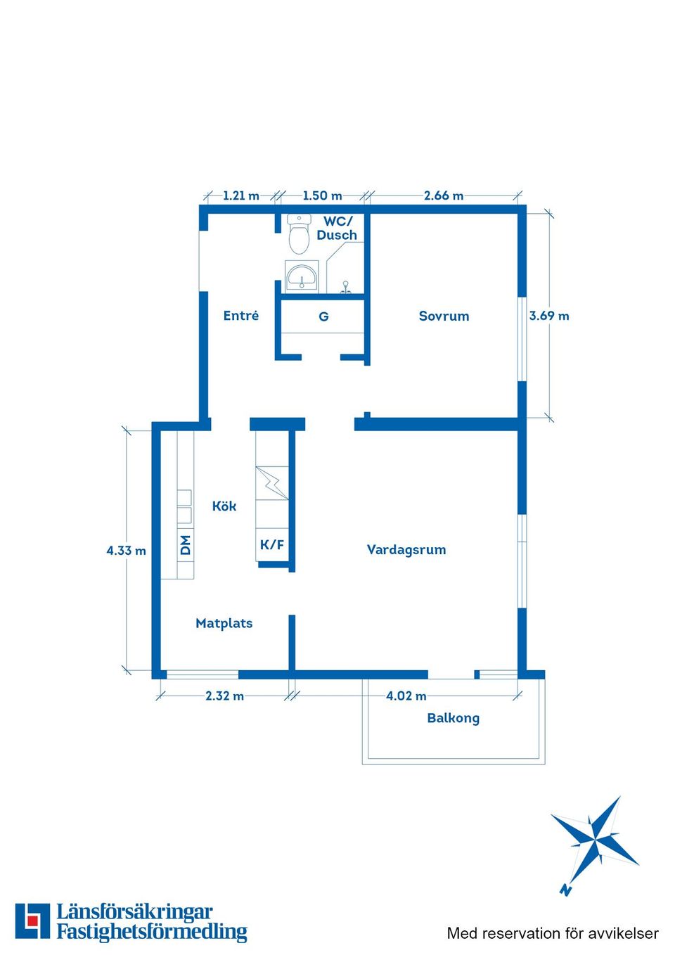 Bostadsrätt, Terrassgatan 10B, Centralt, Motala