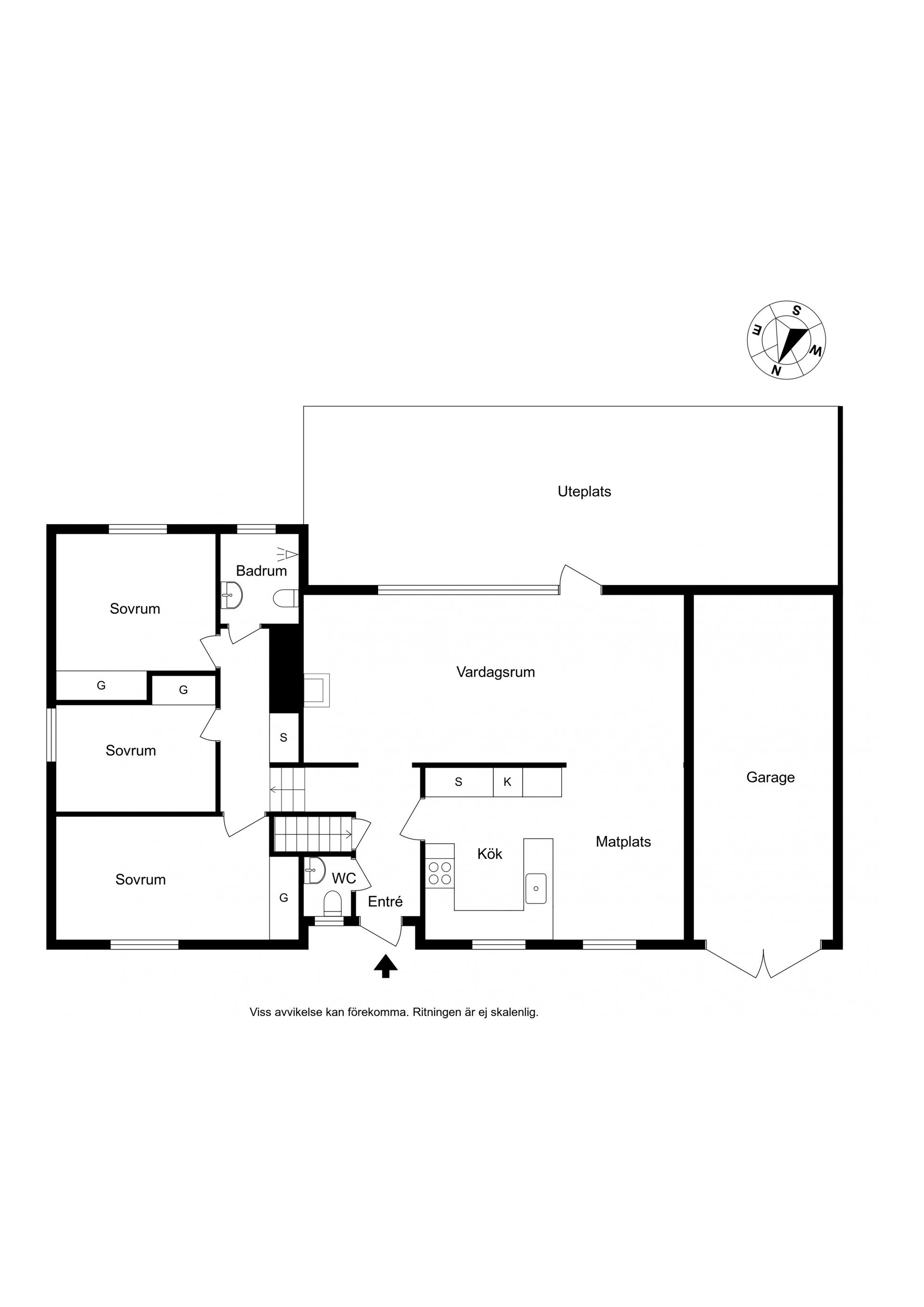 Villa, Villagatan 19, Veddige, Varberg