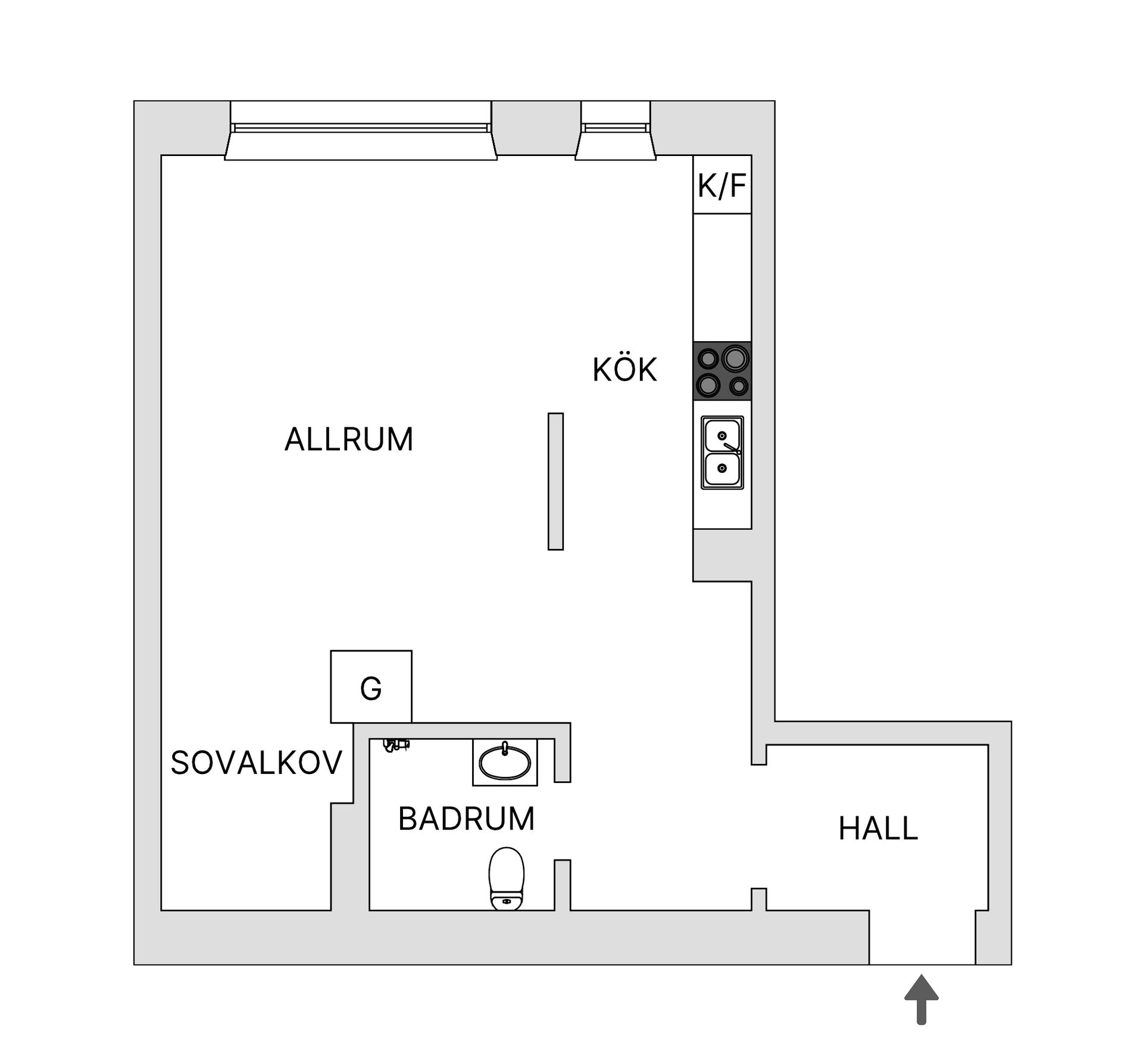 Bostadsrätt, Åsögatan 176, Södermalm - SoFo, Stockholm