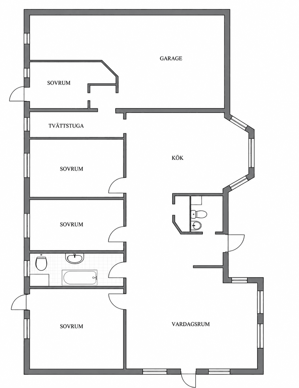 Villa, Solskensgatan 73, Morö Backe, Skellefteå