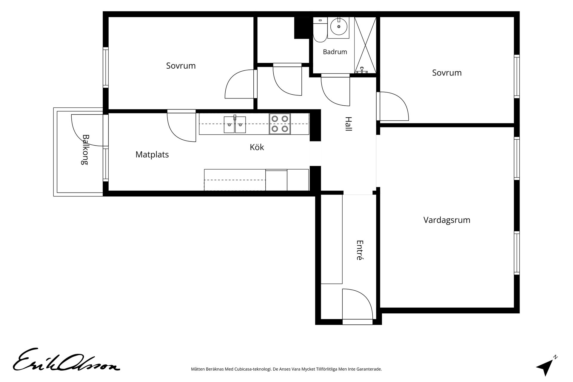 Bostadsrätt, Fridhemsgatan 110B, Skönsmon, Sundsvall