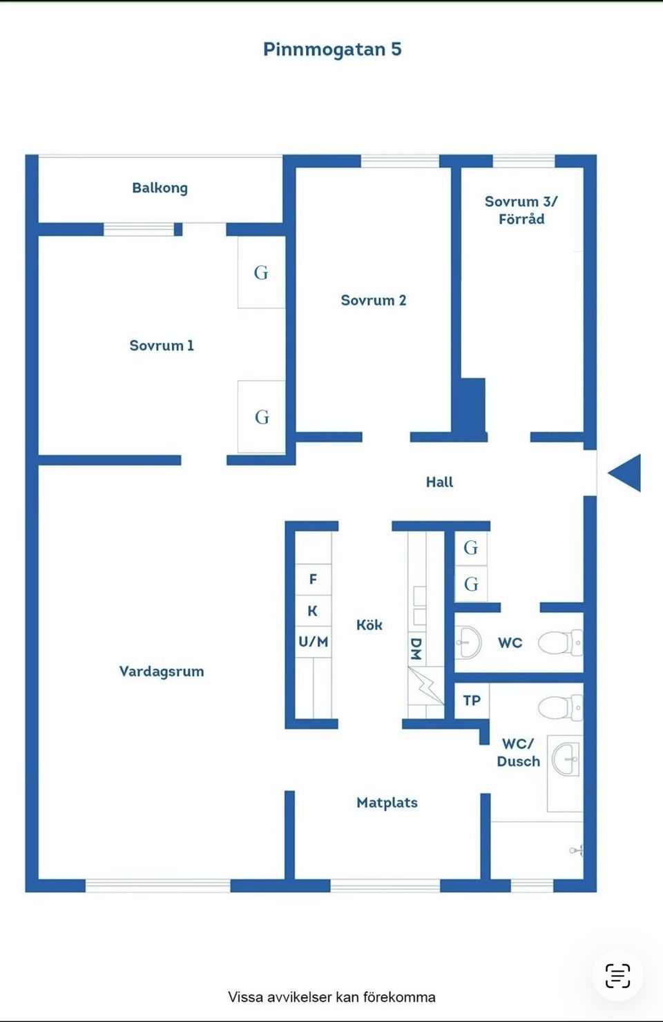 Bostadsrätt, Pinnmogatan 5, Vilbergen, Norrköping