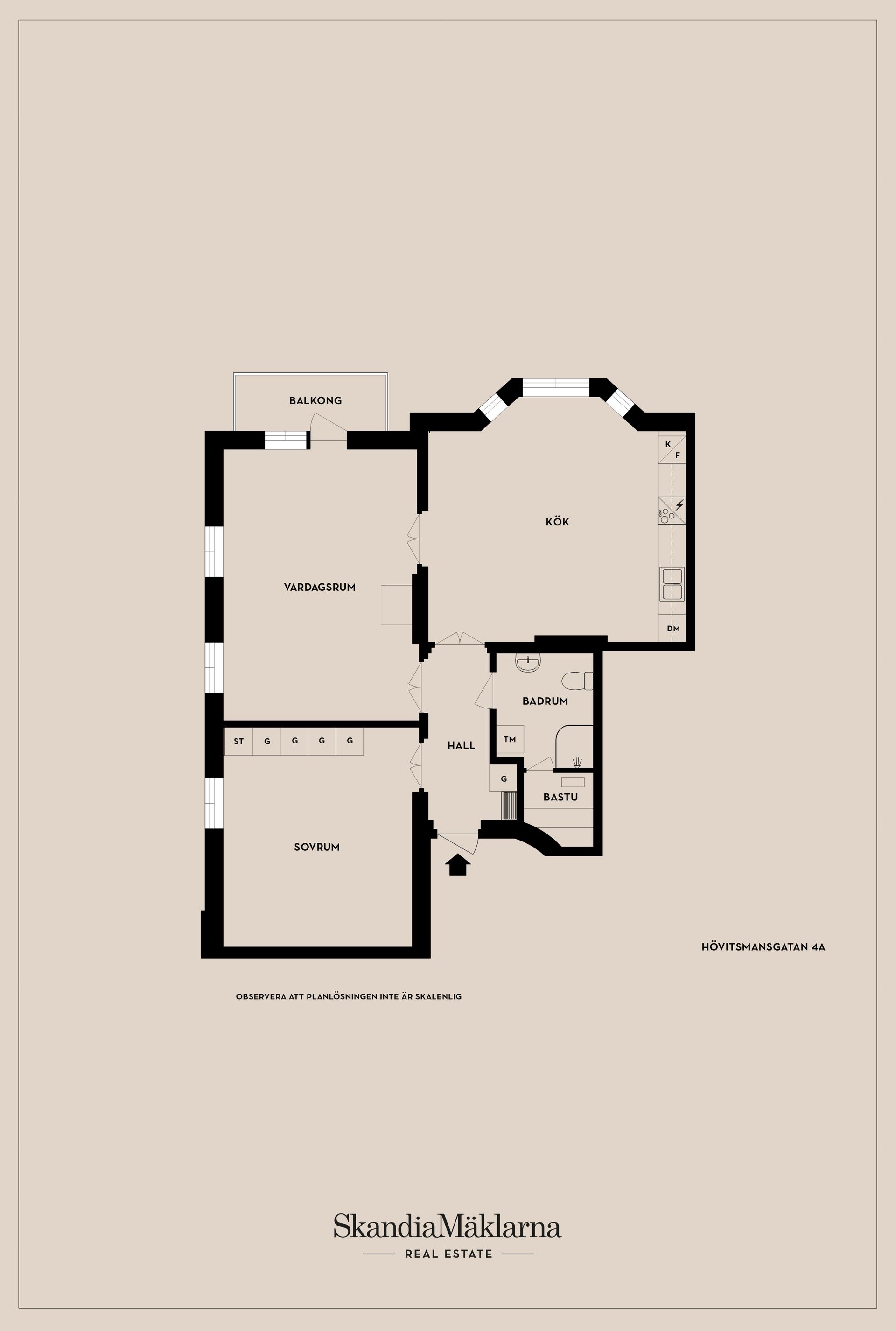 Bostadsrätt, Hövitsmansgatan 4A, Olympia, Helsingborg