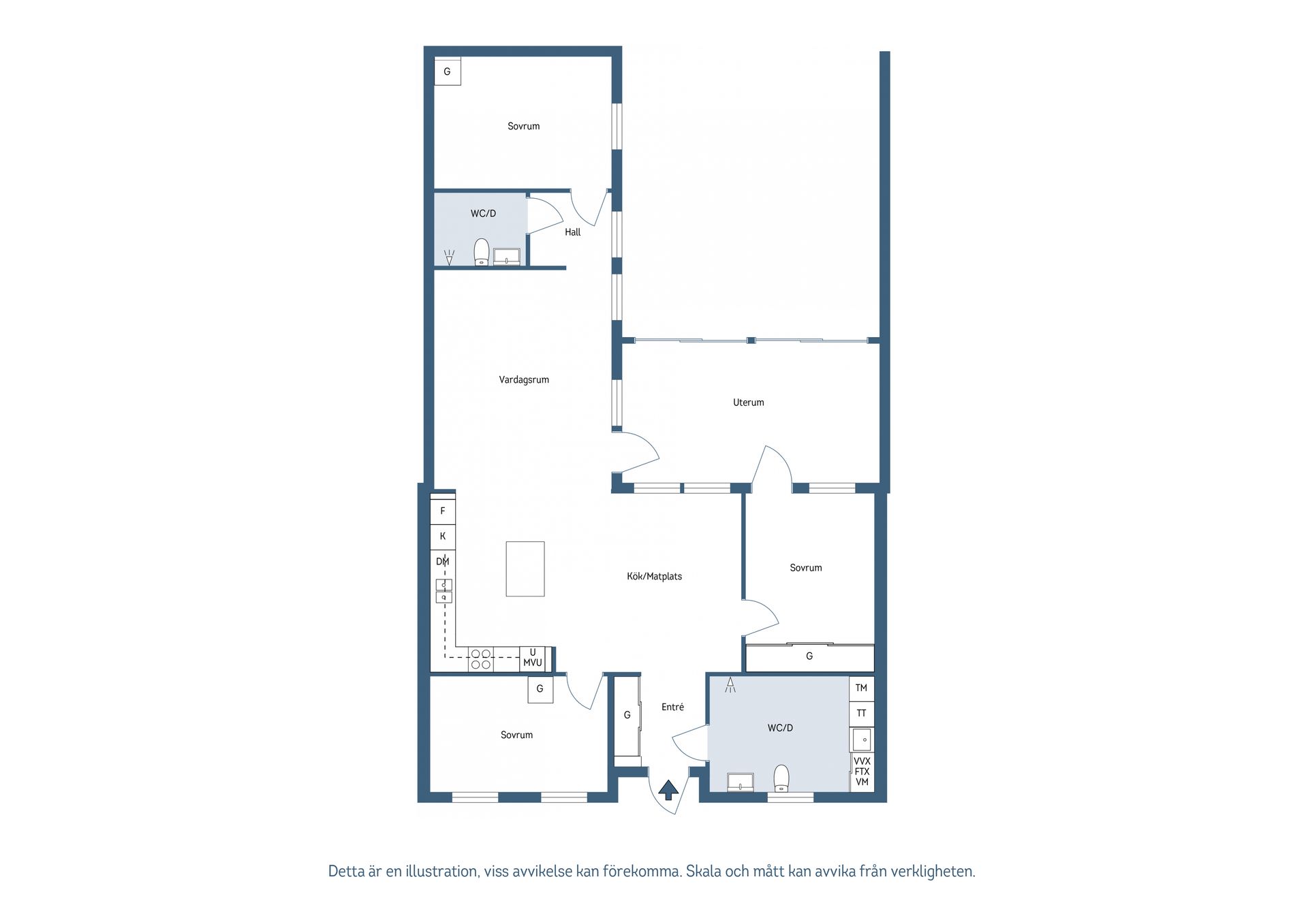 Radhus, Kapellgårdsgatan 26, Trädgårdsstaden, Skövde