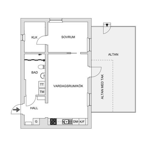 Bostadsrätt, Regnmolnsvägen 6B, Fullerö Hage, Uppsala