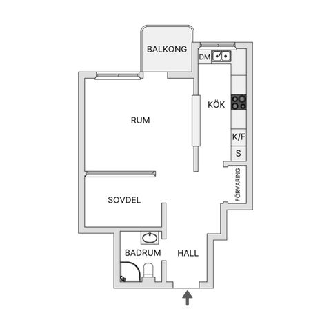Bostadsrätt, Bondegatan 46, Södermalm - SoFo, Stockholm
