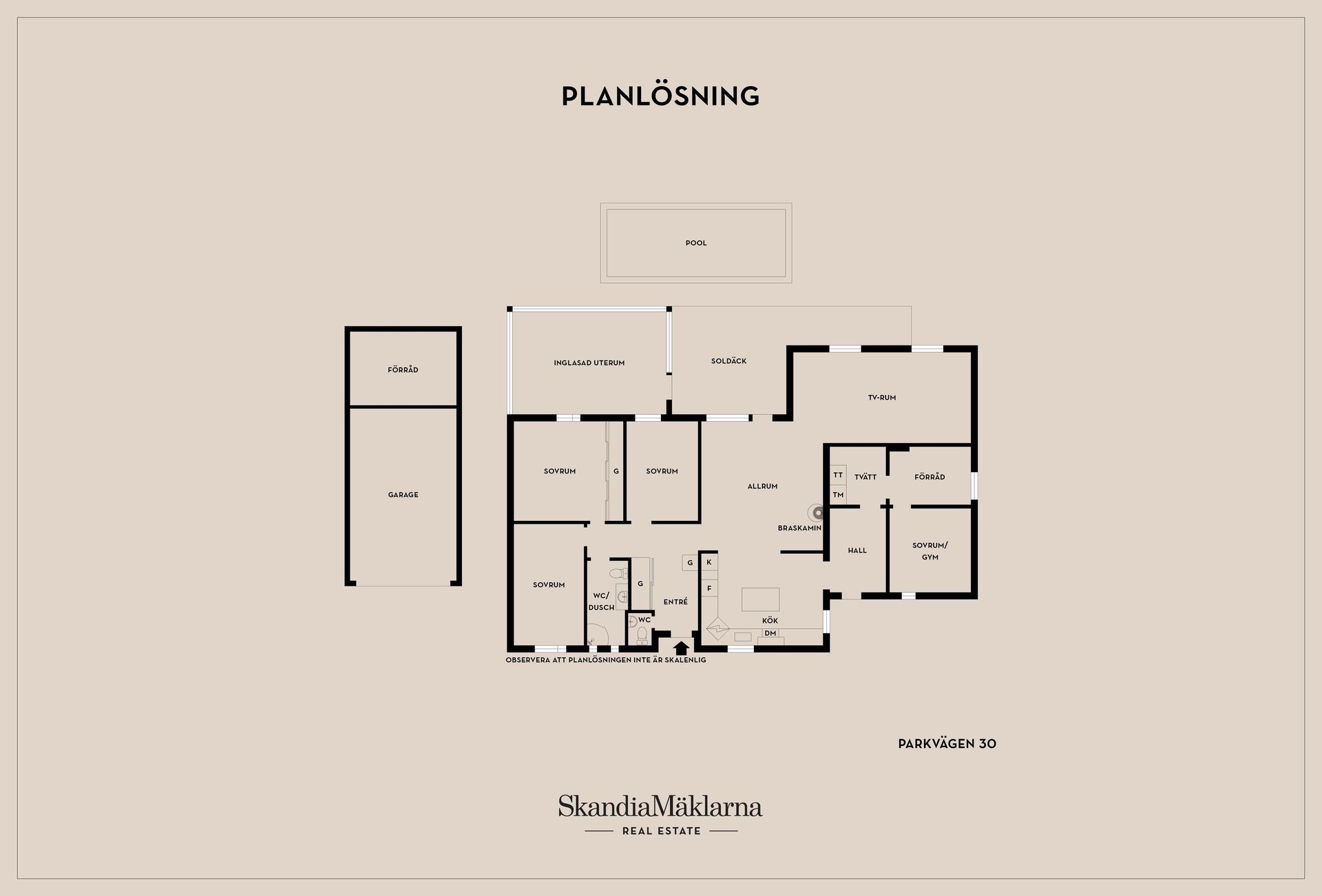 Villa, Parkvägen 30, Eskilstuna