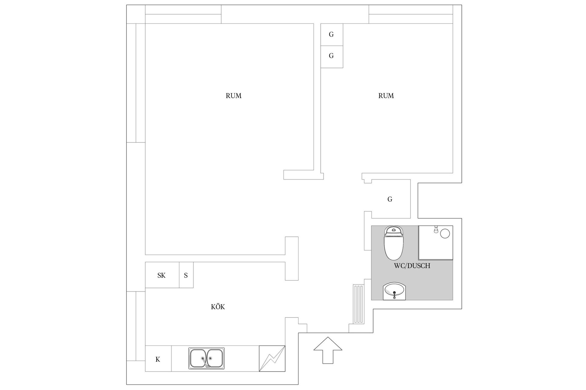 Bostadsrätt, Änggatan 6C, Lund - Centrum, Lund
