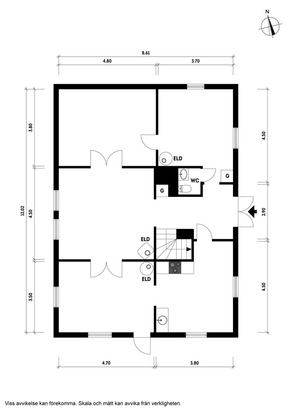 Villa, Eklanda Gästgiveriet 1, Eklanda, Vårgårda
