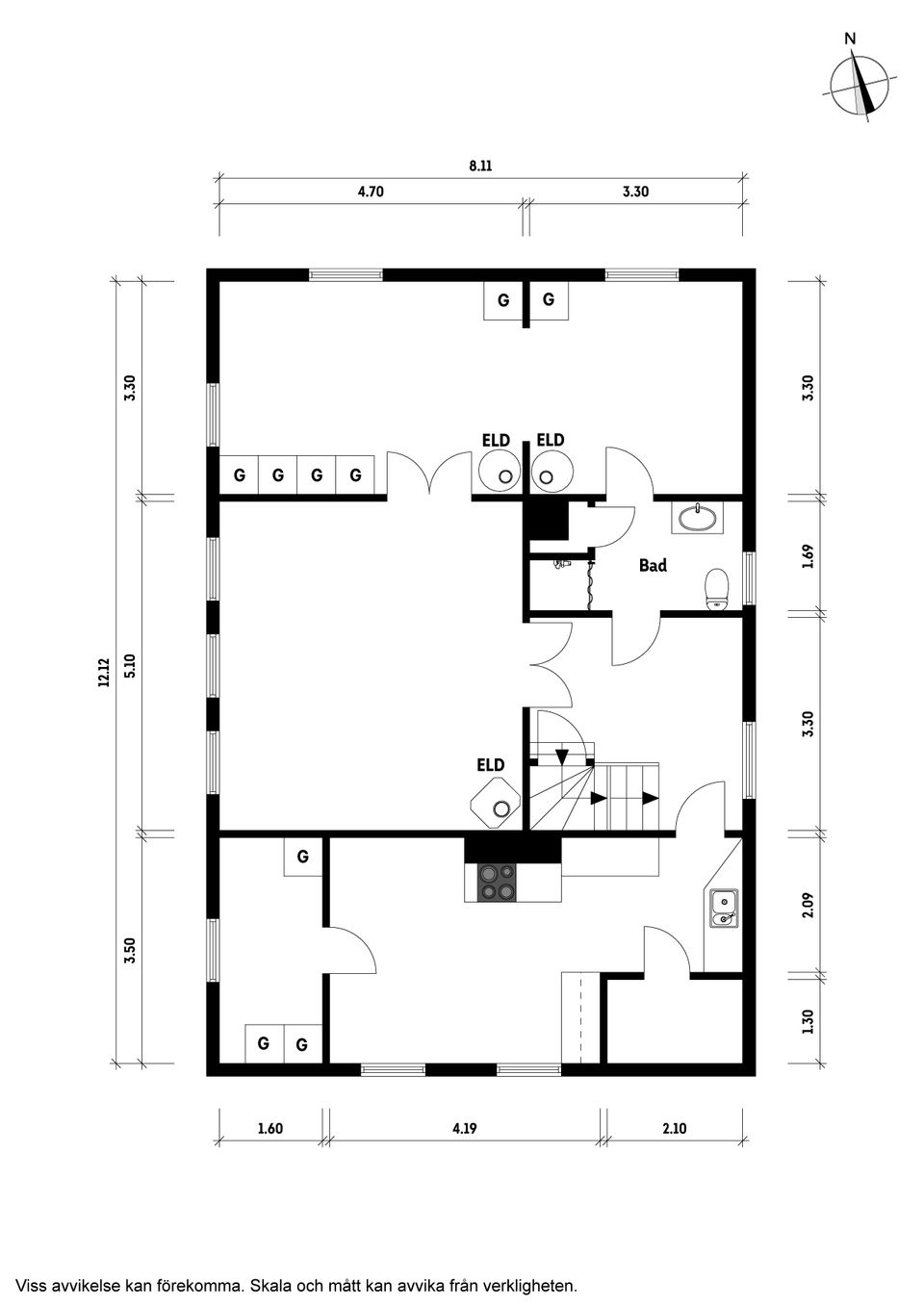 Villa, Eklanda Gästgiveriet 1, Eklanda, Vårgårda
