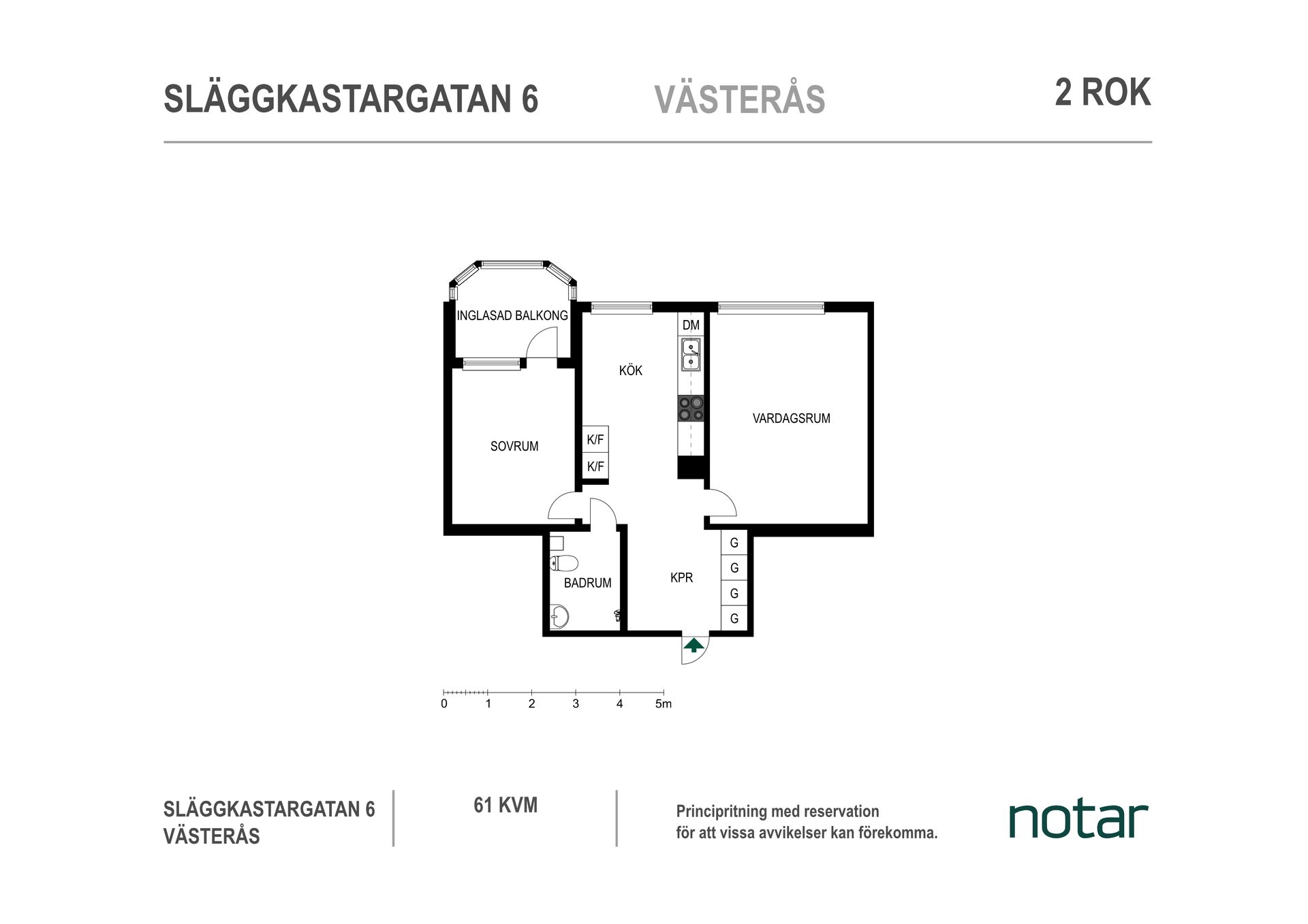 Bostadsrätt, Släggkastargatan 6, Rönnby, Västerås