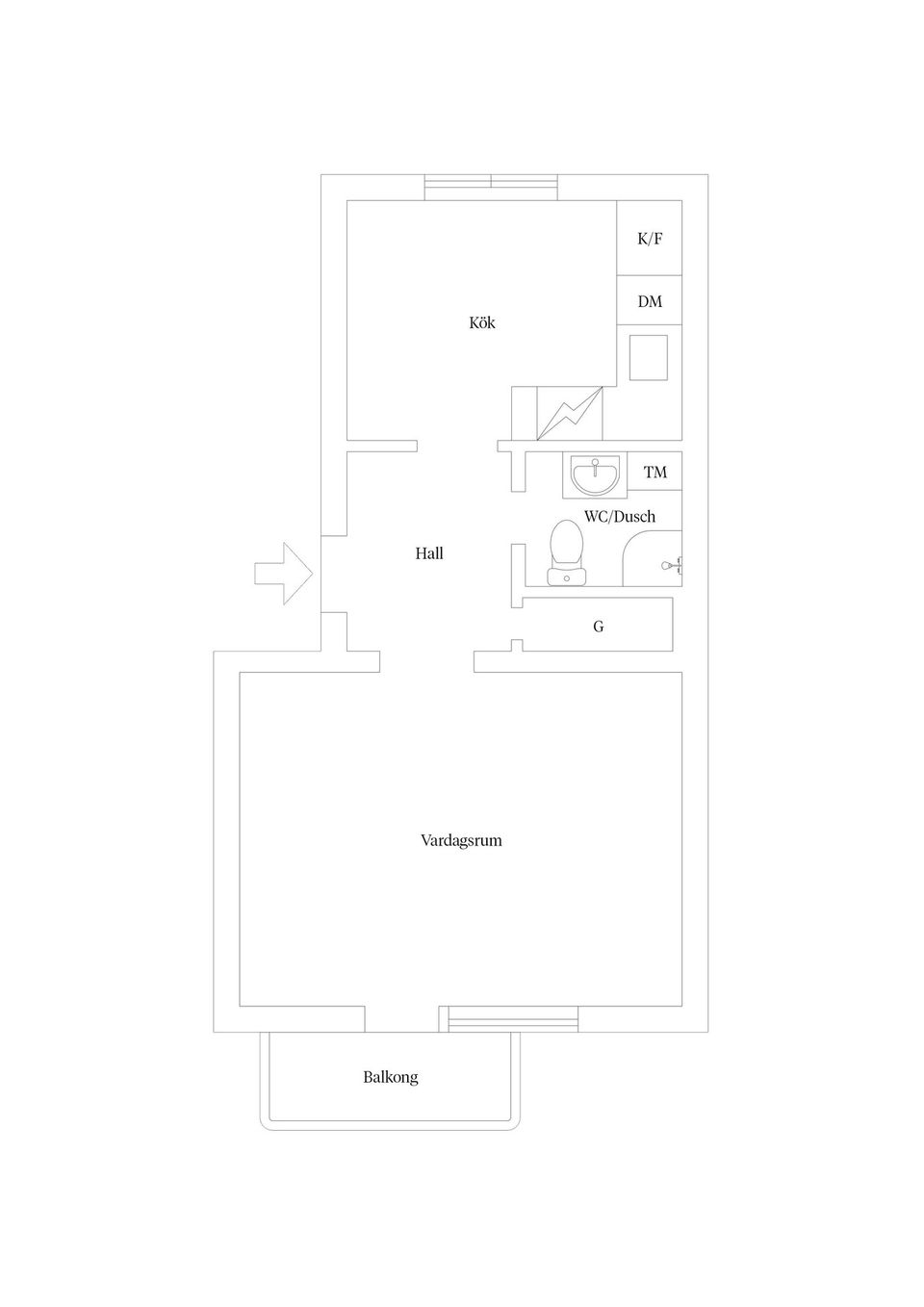 Bostadsrätt, Fleminggatan 12A, Söder, Gävle