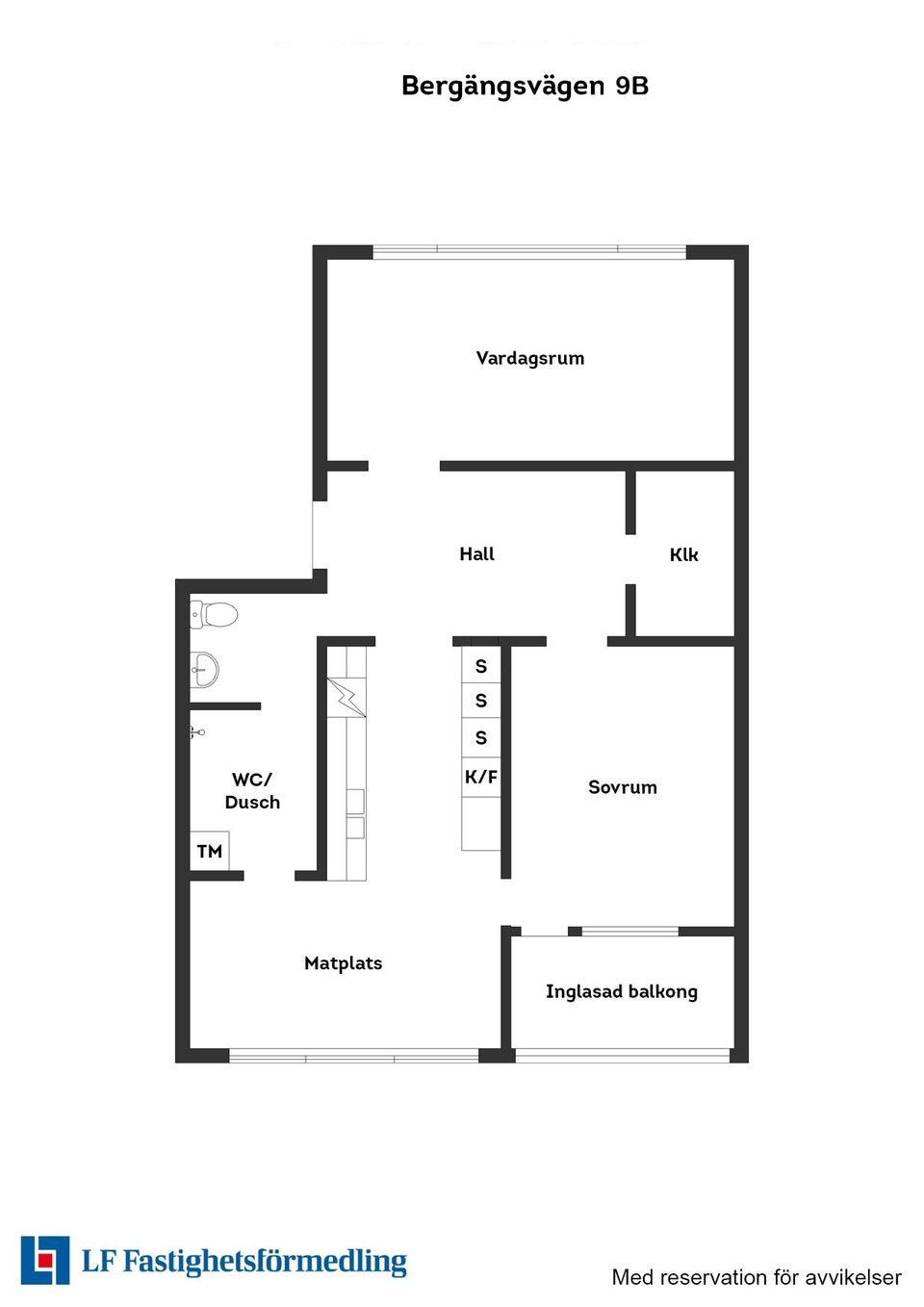 Bostadsrätt, Bergängsvägen 9B, Vallås, Halmstad