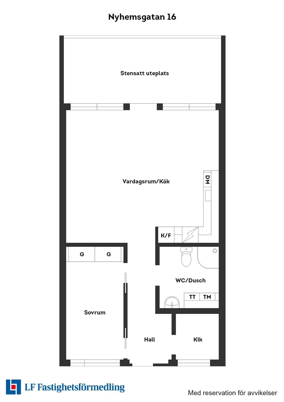 Bostadsrätt, Nyhemsgatan 16, Centralt/Högskolan, Halmstad
