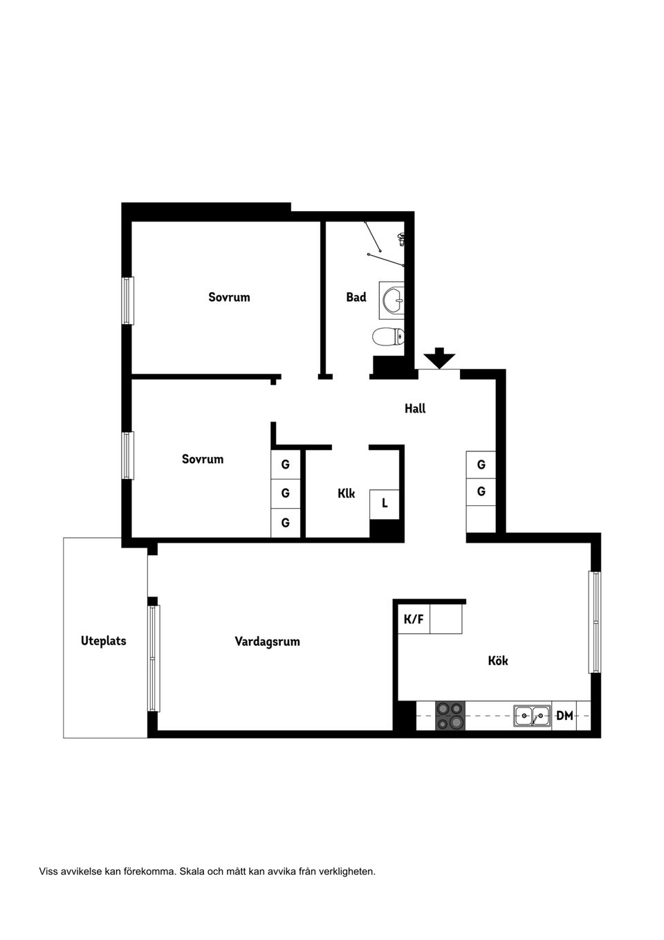 Bostadsrätt, Wennerbergsgatan 1B, Söder, Växjö